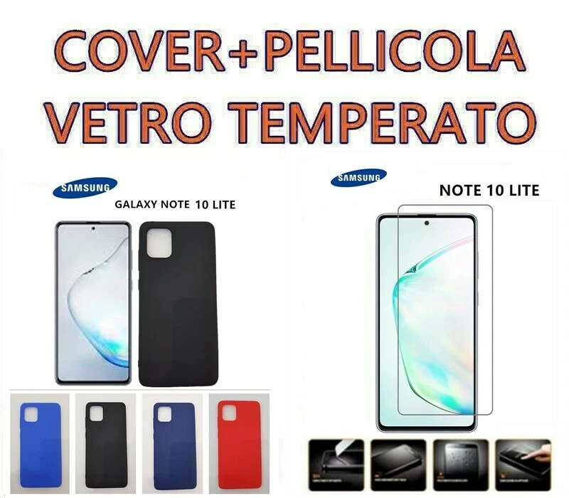 Cover Custodia morbida SILICONE TPU OPACA per  Samsung Galaxy Note 10 LITE - Immagine 1 di 1
