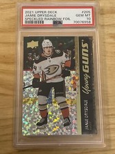 2021-22 Upper Deck Young Guns Speckled Rainbow Foil Jamie Drysdale PSA 10 #205