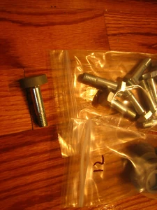 Lot of 12; Wire Shelving Adjustable Leveling Feet, 3/8-16 x 1 7/8" OAL-Comb ship - Picture 1 of 4