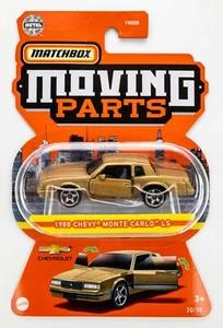 2022 Matchbox Moving Parts #30 1988 Chevy® Monte Carlo™ LS GOLD METALLIC | FSC - Picture 1 of 1