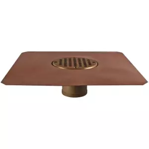 Copper Thin Membrane Bowl Deck Drain - Picture 1 of 7
