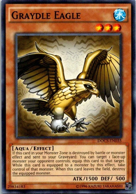 Graydle Eagle DOCS-EN035 Yu-Gi-Oh! Card Light Play Unlimited Foto 1 de 1