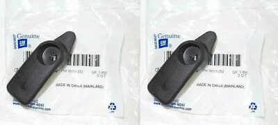 Новый 1997-2004 Chevrolet Corvette C5 черный козырек держатель зажим кронштейн пара - Изображение 1 из 2