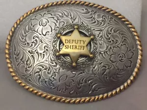 Hebilla estilo occidental Deputy Sheriff - Imagen 1 de 6