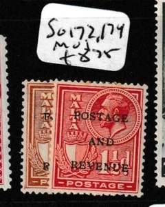 Malta SG 172, 174 MOG (9ghj) - Picture 1 of 1