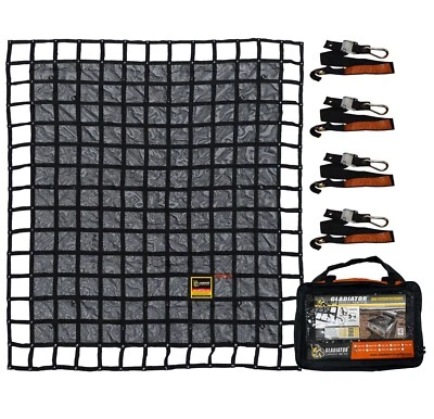 Heavy Duty Pickup Truck Cargo Net -Extended Bed (LGN-100) | Gladiator Cargo Net - Image 1 of 4