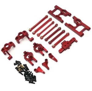 Alloy metal Steering Kit parts For Rc WLtoys 1/12 124006 12428 12429 12423 12427 - Picture 1 of 12
