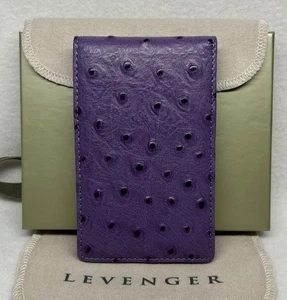 Levenger Pocket Folding Notepad Purple With Paper With Box  - Picture 1 of 9