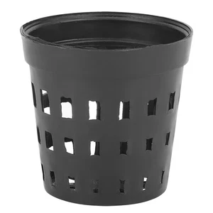 30pcs Black Aquarium Planting Basket Hydroponic Net Pot  Outdoor Growing - Picture 1 of 7