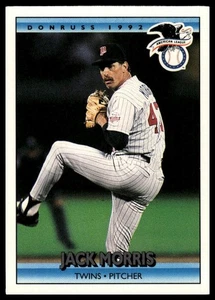 1992 Donruss #25 Jack Morris - Foto 1 di 2