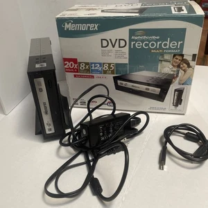 Memorex MRX-530LE CD DVD LightScribe External Recorder - Picture 1 of 14