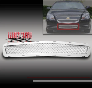 08-12 CHEVY MALIBU FRONT BUMPER STAINLESS STEEL MESH GRILLE GRILL CHROME LS LT - Picture 1 of 4