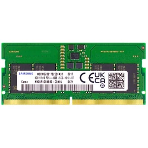 Mémoire RAM 100 pièces Samsung 8 Go DDR5 4800 MHz SO-DIMM pour ordinateur portable M425R1GB4BB0-CQK - Photo 1/2
