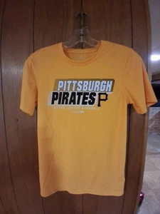 MLB Jungen Trikot Pittsburgh Pirates gelb!  Dehnbar!  Größe M (10-12) - Bild 1 von 2