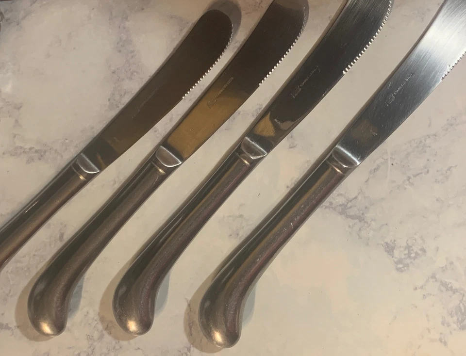 Ekco Eterna colonial Richmond Stainless Steel Japan Knives set of 4 - Image 1 of 4