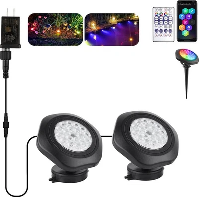  Luces LED para fuente subacuática que cambian de color para estanque  Foto 1 de 4