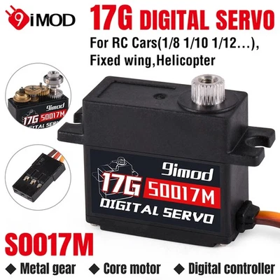 S0017M 17G Digital Micro Servo Metallgetriebe RC Servo 1/16 1/18 RC Auto Roboter - Bild 1 von 4