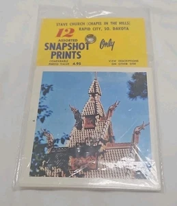 12 impresiones instantáneas vintage de los años 60 pentagrama iglesia capilla en las colinas sin sellar EC - Imagen 1 de 6