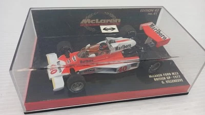 MIN530774340 Minichamps McLaren Ford M23 G. Villeneuve British GP 1977 1/43 - Immagine 1 di 2
