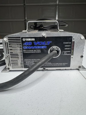 Yamaha OEM 48 Volt Golf Cart Charger - 3 Point Connector JW2-H2107-01 *TESTED* - Image 1 of 4