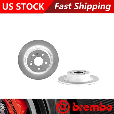 Rotores de freno recubiertos traseros Brembo para Mercedes-Benz C250 2012-2014 Foto 1 de 4