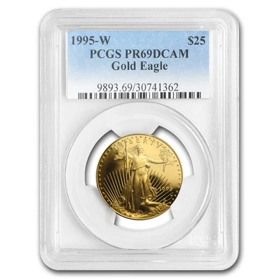 1995-W 1/2 oz Proof American Gold Eagle PR-69 PCGS - Image 1 of 3