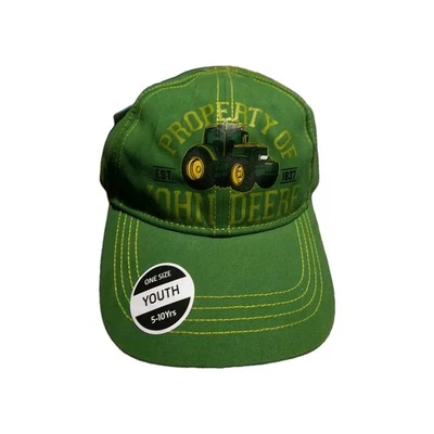 John Deere Hat Cap Green Youth  One Size - Image 1 of 4