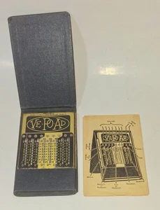 Vtg 1935 Ve-Po-Ad Pocket Adding Machine Calculator Rare USA - Picture 1 of 4