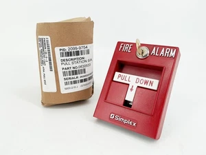 Neu Simplex 2099-9754 Zugstation Feuermelder Wandhalterung mit Schlüssel 0630533 - Bild 1 von 7