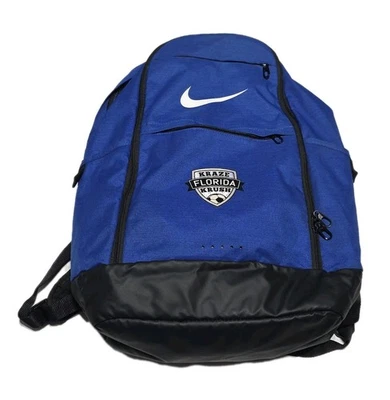 Nike Mochila de Fútbol Kraze Florida Krush Equipo de Fútbol Bolsa de Deportes Azul Negro  Foto 1 de 4