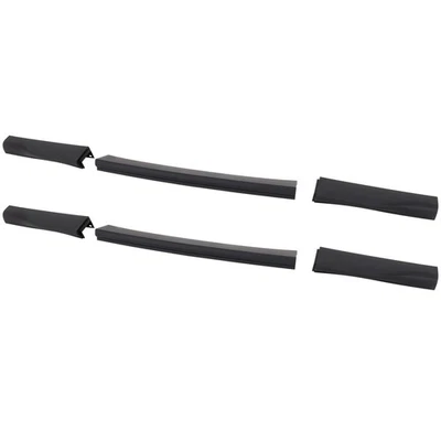 Juego de molduras de puerta trasera izquierda y derecha para Ford F-250 Super Duty 2011-2016 Foto 1 de 4