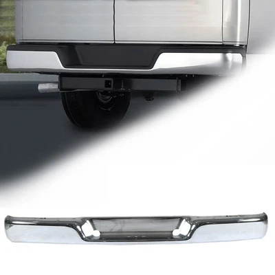 Steel Rear Bumper Shell Fit for GMC Savana 1500 96-14 Savana 2500 96-25 Chrome Foto 1 de 4