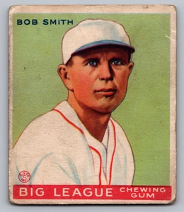 1933 GOUDEY #185 BOB SMITH BRAVES ROOKIE - Picture 1 of 3