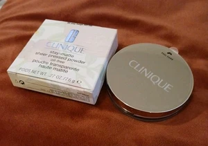 Clinique Stay Matte Sheer Pressed Powder 03 stay beige oil free 0.27 oz NEW - Picture 1 of 4