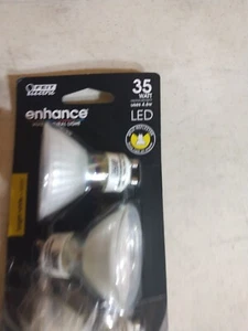 Feit Electric 35-Watt Bright White MR16 GU10 Bi-Pin Base LED Light Bulb (3-Pack) - Picture 1 of 9