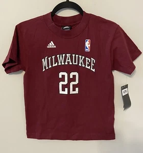 Adidas Women's Small Milwaukee Bucks Shirt #22 Redd New - Picture 1 of 4