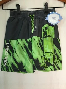 New Minecraft Boy's Swim Trunks Shorts Swimwear Boardshorts UV 50 many sizes - Picture 1 of 4
