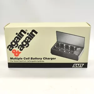Again & Again Saft CC-1 Multiple Cell Battery Charger AA, C, D, 9V New - Picture 1 of 4