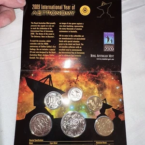 2009 AUSTRALISCHE NEUWERTIG ASTRONOMIE MÜNZSET; V. GUTES WEIHNACHTSGESCHENK - Bild 1 von 3