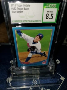 TREVOR BAUER 2013 TOPPS UPDATE WALMART BLUE BORDER #US2 🔥CSG 8.5 MINT 🔥RARE!⚾️ - Picture 1 of 4