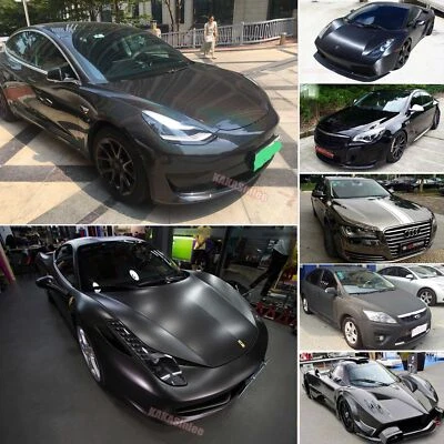 Black / Car Wrap Satin Mirror Chrome Pearl Glossy Chameleon Vinyl PVC Sticker US - Изображение 1 из 4