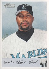 2002 Bowman Heritage Baseball #298 Cliff Floyd Florida Marlins