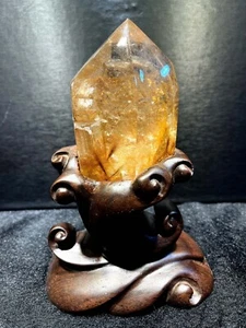1.2LB Top Rare Natural rutile quartz raw decor mineral spicemen Crystal+st - Picture 1 of 8