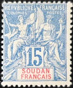 Frankreich Kolonie - Sudan Französisch Nr. 8 neuer Stempel MH - Imagen 1 de 2