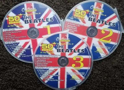 LEGENDS THE BEATLES 3 CDG SET CHARTBUSTER HITS KARAOKE 50 SONGS CD+G YELLOW SUB 5132