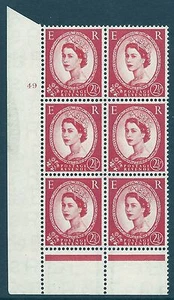 1957 2½d Edward Graphite cylinder 49 No Dot perf type B(I/P) UNMOUNTED MINT/MNH - Picture 1 of 1