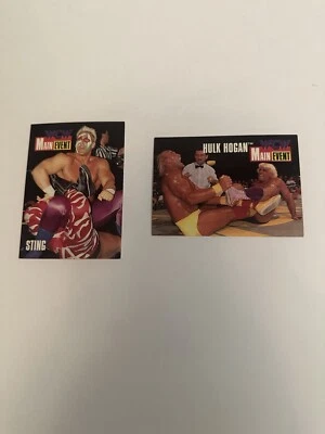 Tarjetas coleccionables promocionales Cardz WCW Main Event 1995 Foto 1 de 3