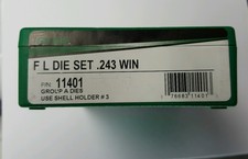 RCBS FL 2 die set for .243 Winchester, #11401, NIB