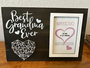 Grandma Gifts Picture Frame Mother's Day Gifts for Grandma 4x6-New In Box - Picture 1 of 4