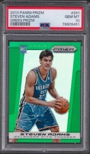 2013-14 Panini Prizm Green Prizms Steven Adams RC Parallel PSA 10 Gem Mint Pop 4